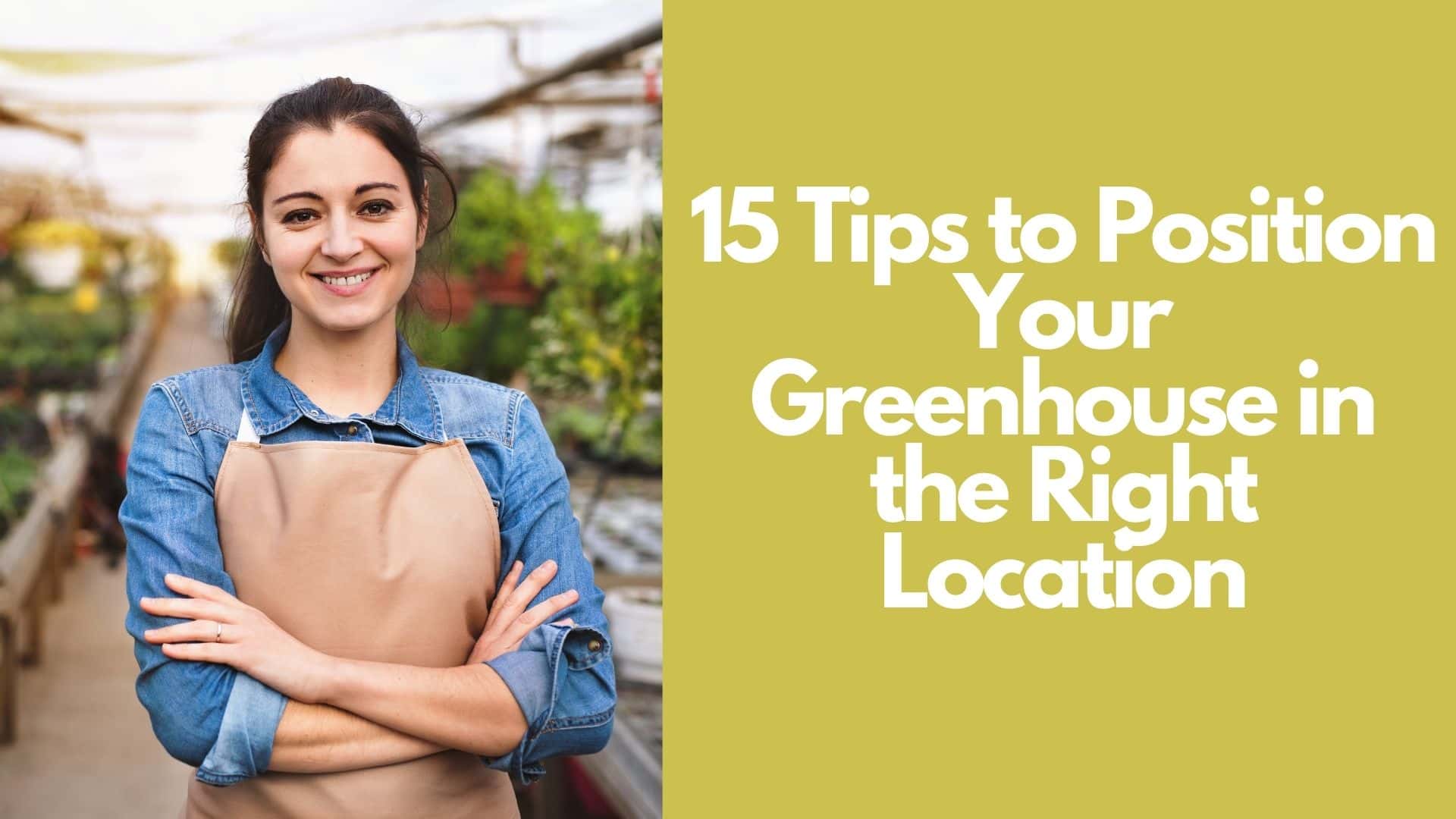 15 Tips to Position Your Greenhouse in the Right Location