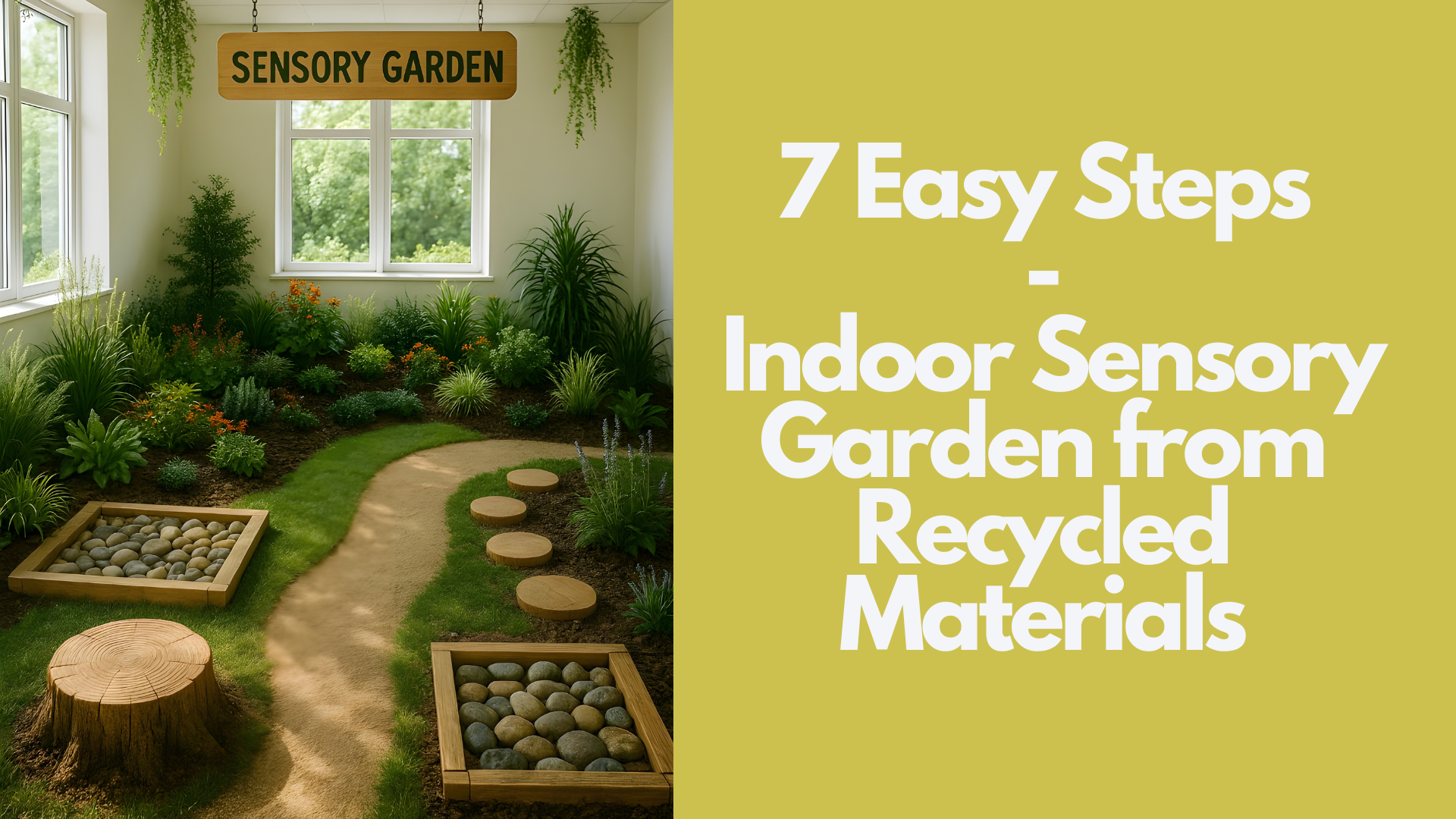 7 Easy Steps: Indoor Sensory Garden from Recycled Materials 2 7 Easy Steps: Indoor Sensory Garden from Recycled Materials