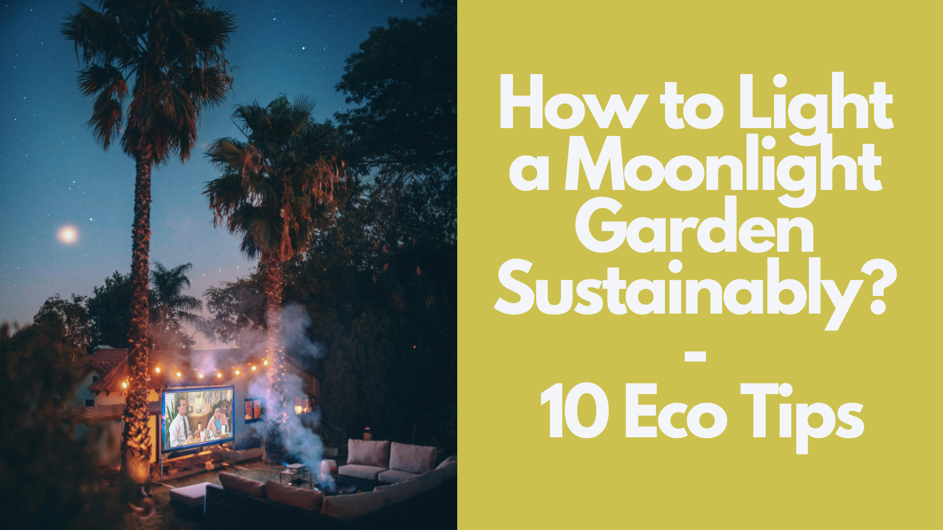 How to Light a Moonlight Garden Sustainably? | 10 Eco Tips 2 How to Light a Moonlight Garden Sustainably? | 10 Eco Tips